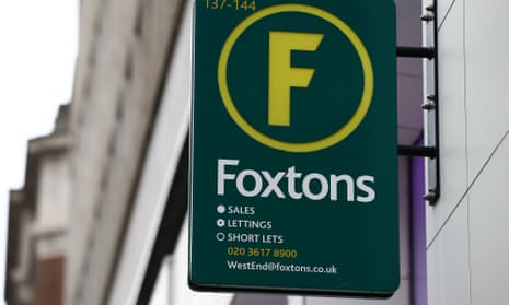 A Foxtons estate agent in London.