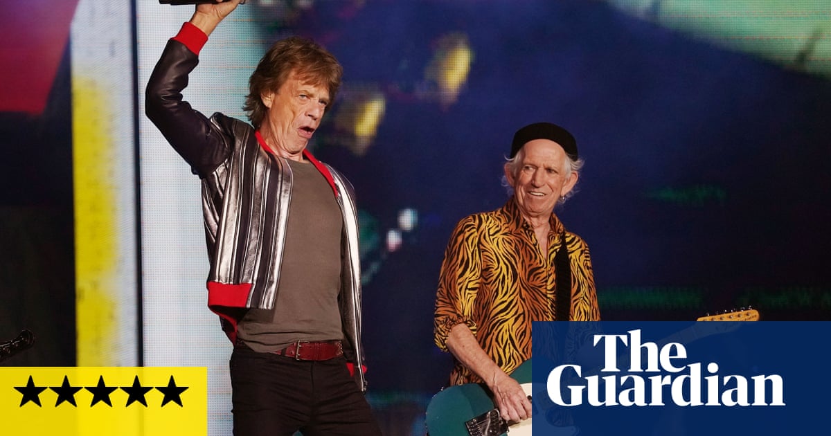 Rolling Stones review – a funky, heavy first show without Charlie Watts