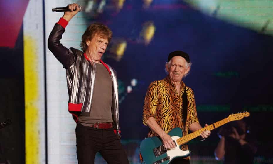 'It's been really ontroerend' … de Rolling Stones treden op in St. Louis, Missouri, 27 september 2021.