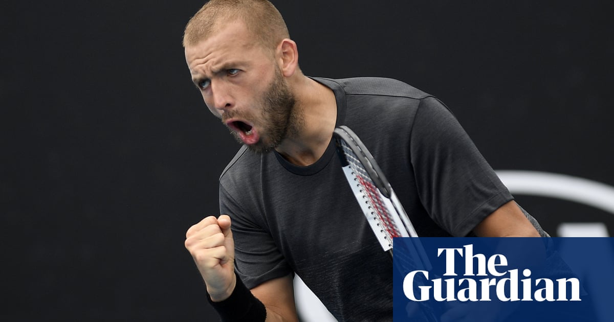 Dan Evans fights back from brink to reach Australian Open second round