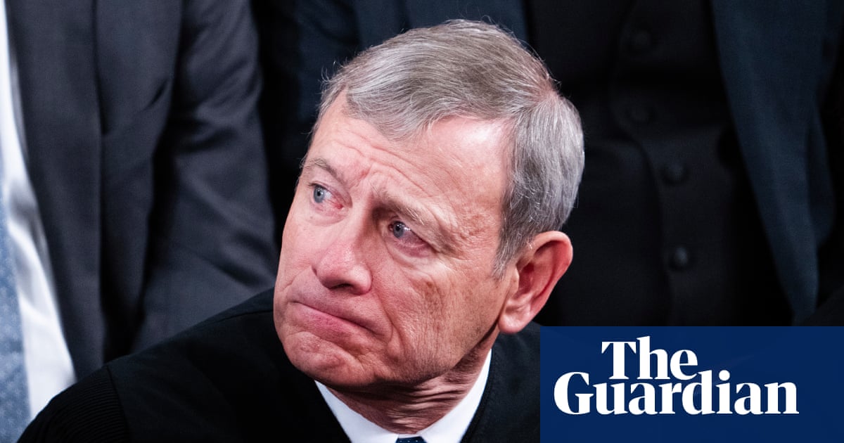 US supreme court justices not ‘political’, John Roberts says amid backlash