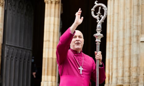 Bishop Stephen Cottrell outside York Minster