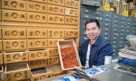A Chinese herbalist in Elmhurst.