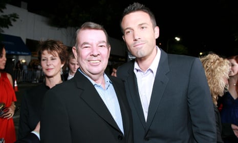 Alan Ladd Jr stands with Ben Affleck at the Gone Baby Gone premiere in 2007.