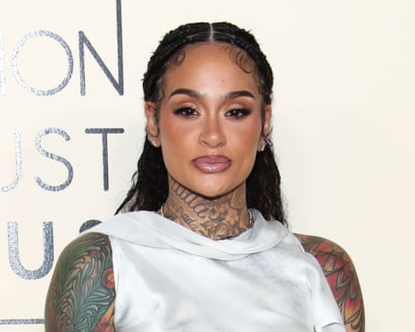 Kehlani pictured earlier this month.