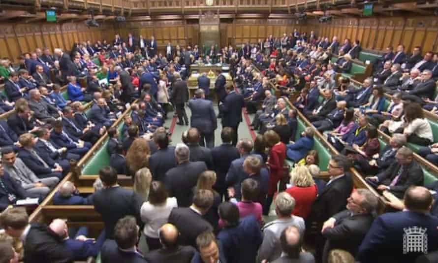 MPs vote on the withdrawal agreement bill