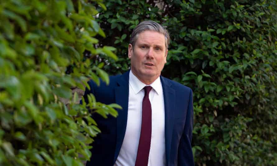 Keir Starmer leaves his home in London last April to attend his first prime minister’s questions