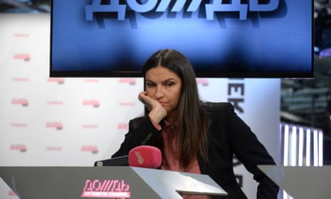 Natalya Sindeyeva at Dozhd channel’s office in Moscow in 2014