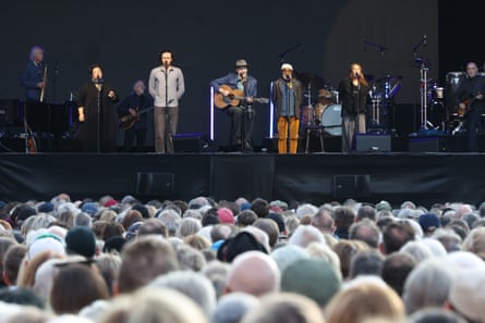 James Taylor and band.