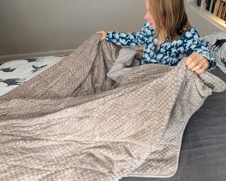 OHS Waffle Fleece weighted blanket.