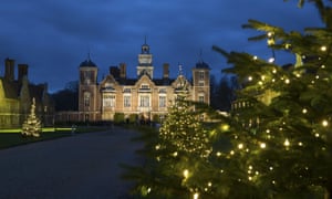 Blickling Hall at night time