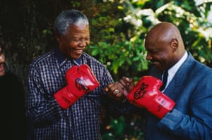 Nelson Mandela and Marvin Hagler