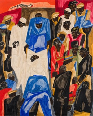 Ambulance Call by Jacob Lawrence