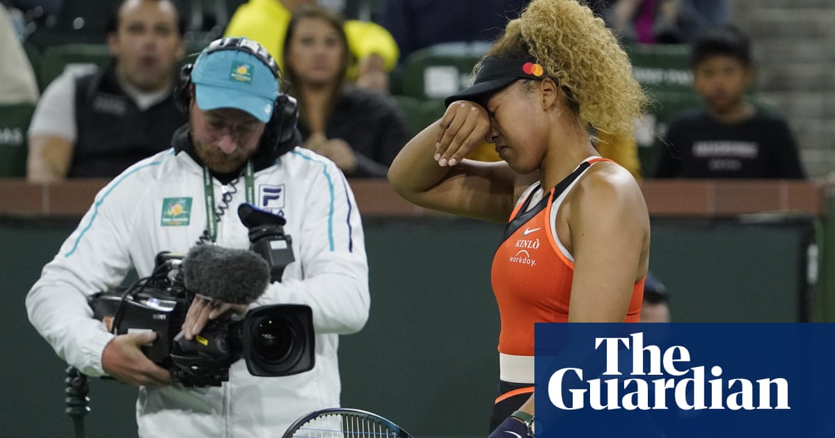Naomi Osaka reduced to tears after being heckled in Indian Wells defeat