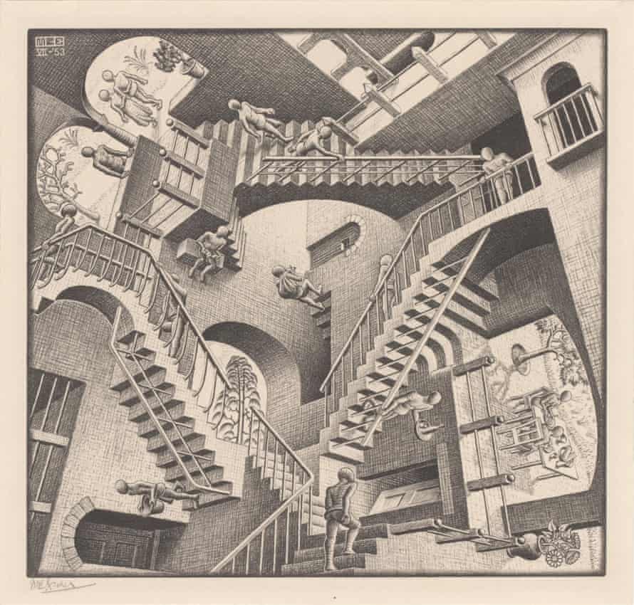 Which way up? … Relativity, created in 1953.