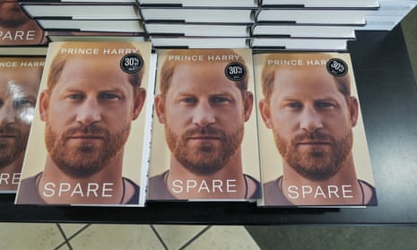 Spare by Prince Harry on sale in Barnes and Noble.