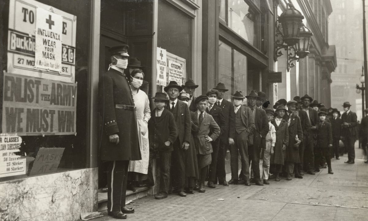 The Anti Mask League Lockdown Protests Draw Parallels To 1918 Pandemic World News The Guardian