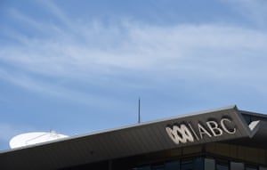 The ABC logo is seen on the national broadcaster’s Brisbane headquarters