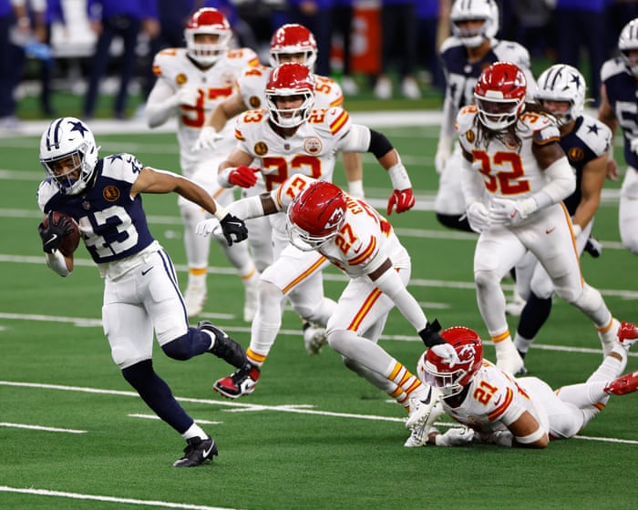 NFL on Thanksgiving: Cowboys v Chiefs updates, Lions 24-31 Packers – live