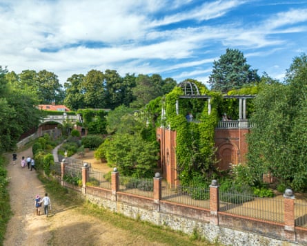 The Hill garden pergola in north London.