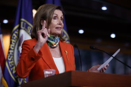 House Speaker Nancy Pelosi: ‘The president should be an example. You know, real men wear masks. Be an example to the country and wear the mask.’