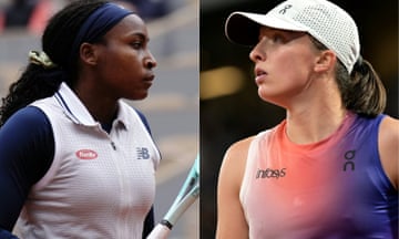 Coco Gauff, the US Open champion takes on the Polish defending champion. 