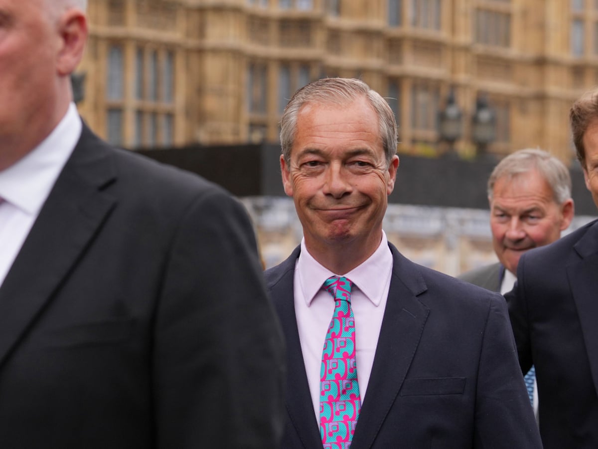 In Reform UK's power struggle, Farage takes on unusual role of moderate voice | Reform UK | The Guardian
