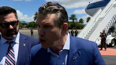 Hegseth accuses journalist of 'peddling hoaxes' after secret Yemen war plans shared on app – video