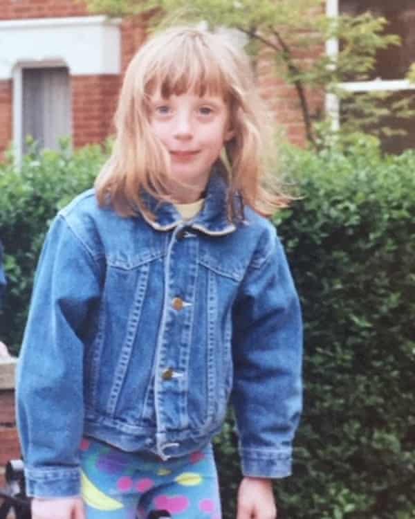 Wallace in 1994, aged 7.