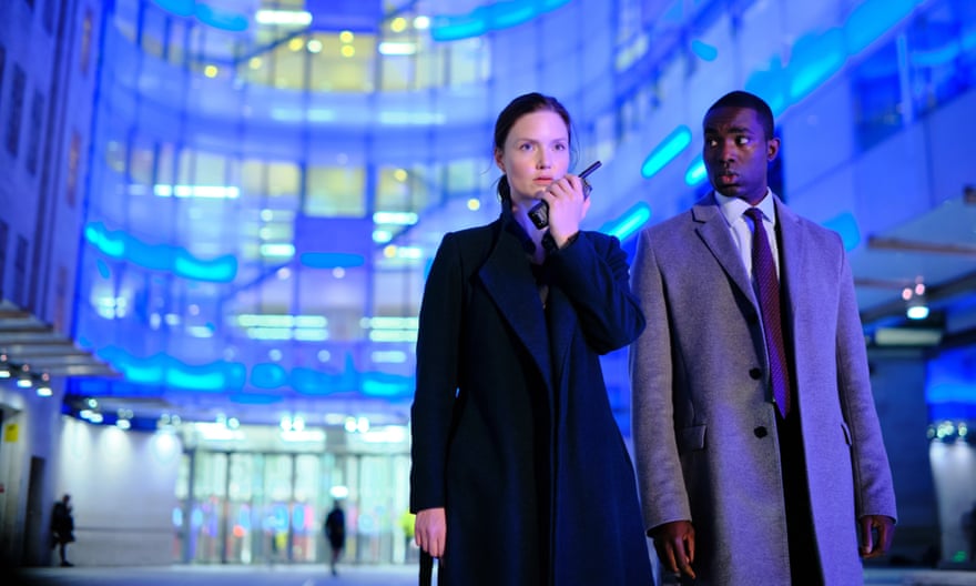 Holliday Grainger and Paapa Essiedu in The Capture