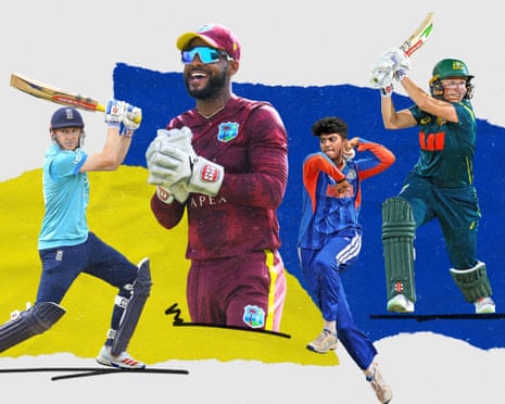 Harry Brook, Shai Hope, Shree Charani, Beth Mooney.