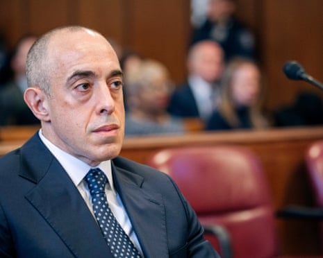 Emil Bove sitting in court