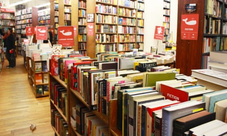 Inside the Strand bookstore in New York, New York.