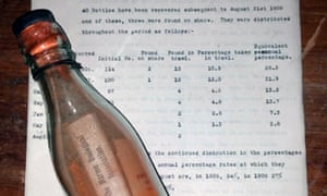 The bottle and its message