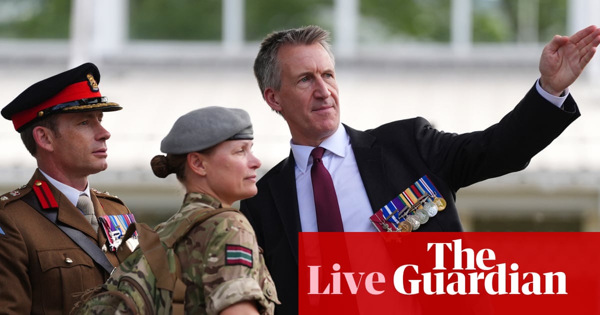 Defence investment plan criticised as ‘too little, too late’ ahead of launch – UK politics live