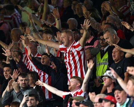 Sunderland fans at Ipswich.