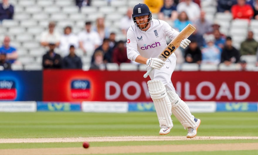 England’s Jonny Bairstow during the Test against India at Edgbaston on 5 July, 2022.