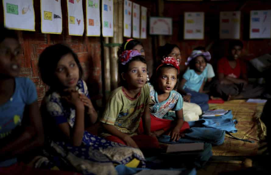 Rohingya refugee children