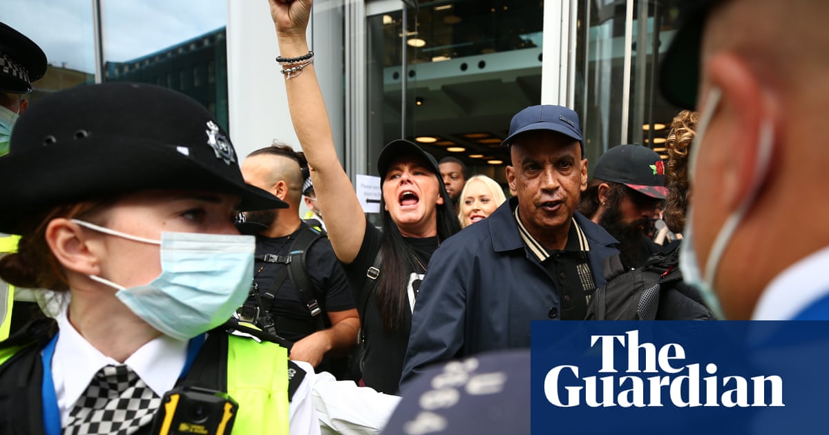 Anti-vaccine protesters occupy ITV News and Channel 4 headquarters