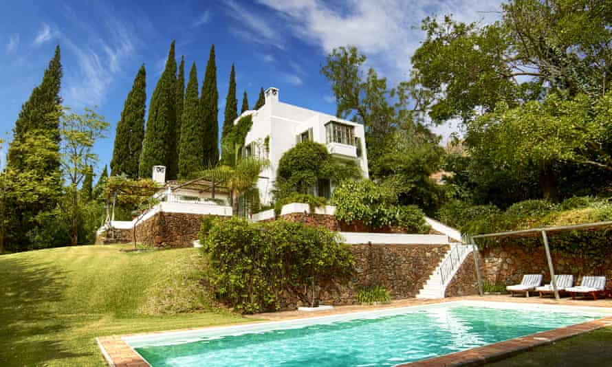 A villa on the Marbella property Boris Johnson lived in.