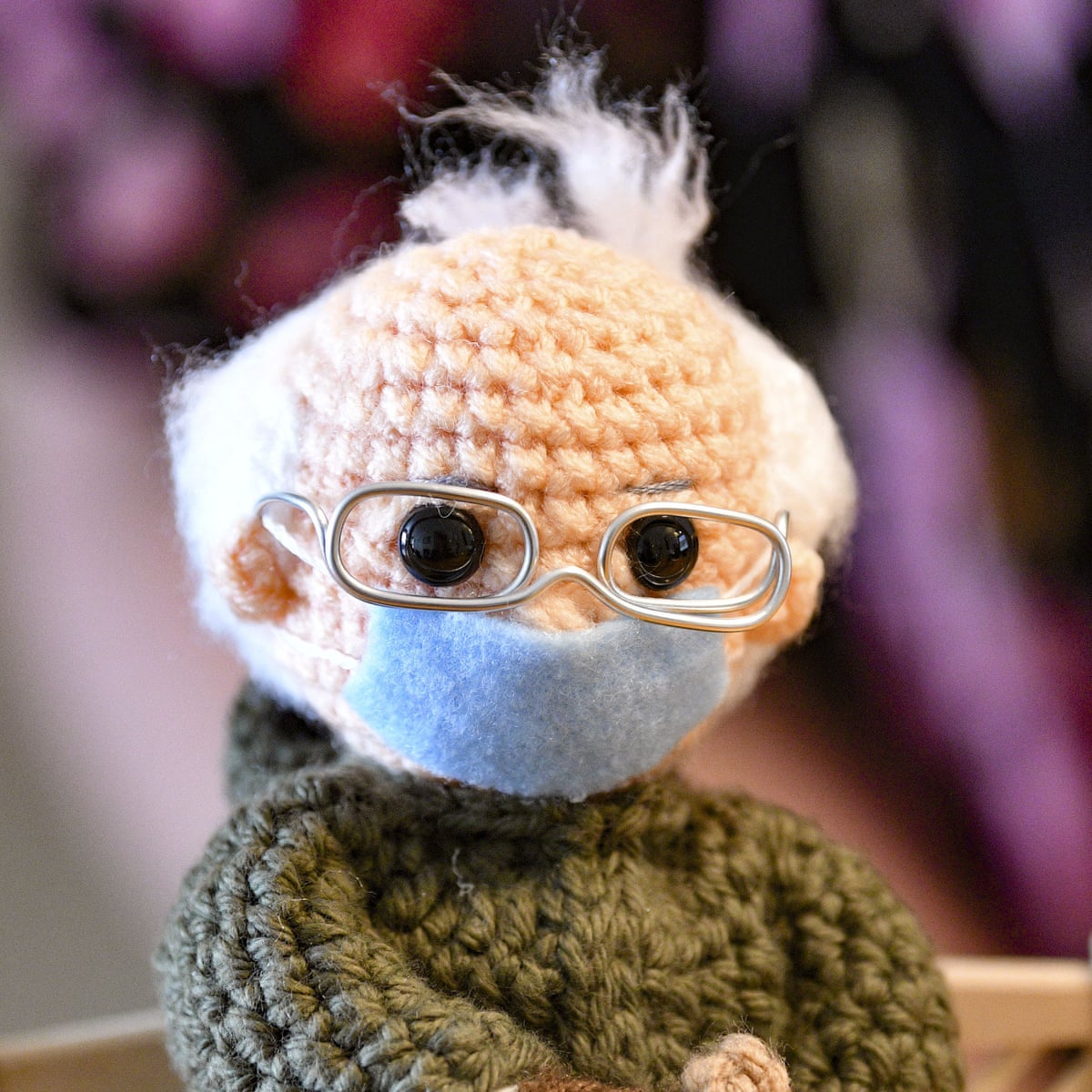 Dolls Charity Christmas 2021 Crochet Artist Turns Viral Bernie Sanders Image Into A Doll That Sells For 20 000 Bernie Sanders The Guardian Dolls Charity Christmas 2021 Crochet Artist Turns Viral Bernie Sanders Image Into A Doll That Sells For 20 000 Bernie Sanders The Guardian