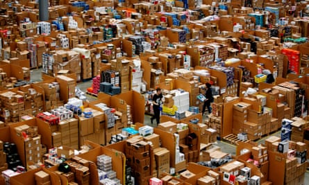 Amazon’s ‘fulfilment centre’ in Hemel Hempstead, November 2015