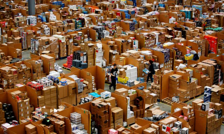 Amazon’s ‘fulfilment centre’ in Hemel Hempstead, November 2015