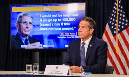 Governor Andrew Cuomo said Wednesday: ‘Citizen compliance is slipping. That’s a fact – look at the East Village, the West Side, Brooklyn, Queens.’