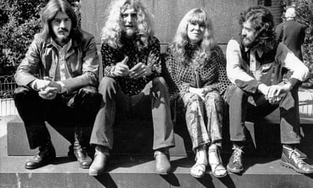 Some members of Led Zeppelin pictured in 1970.