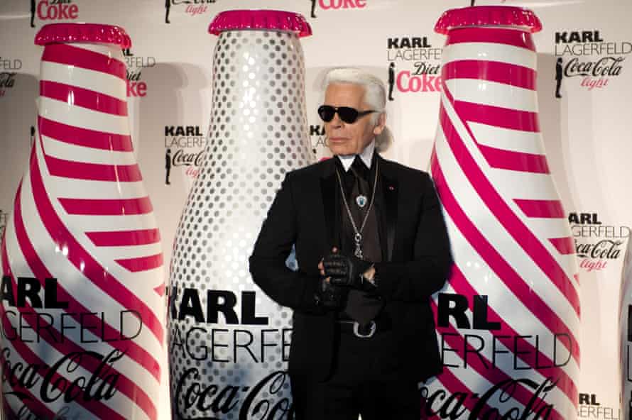 Former Diet Coke ambassador Karl Lagerfeld
