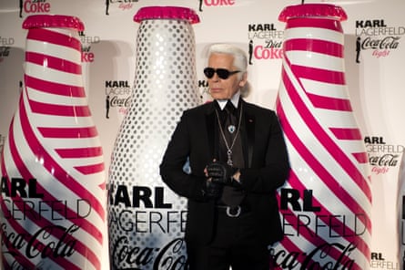 Former Diet Coke ambassador Karl Lagerfeld