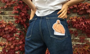 An Itchy Scratchy Patchy patch, exactly the right size for a back pocket.