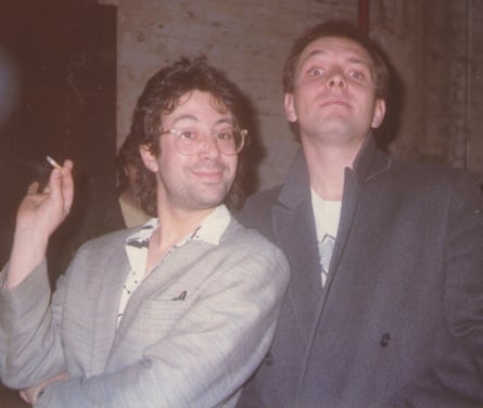 Ben Elton (left) with Mayall.