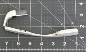 Another image of the new Google Glass hardware.